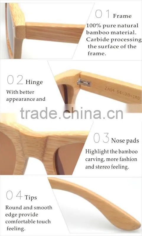 Fashionable Imitate Wooden Bamboo Print Sunglasses