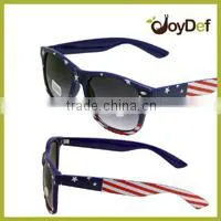 Cool retro black frame Unisex mirrored sunglasses for man and woman custom printed Logo