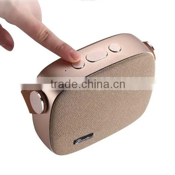 2016 Portable Stylish Waterproof Wireless High-end Fabric Mini Bluetooth Speaker with CE/FCC/ROHS Certificate