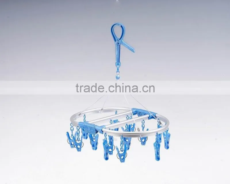 16 pegs aluminum clothes dryer