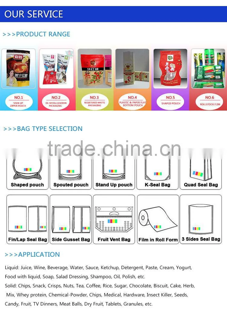 Heat heal printed plastic packaging mini tea bags for skinny tea