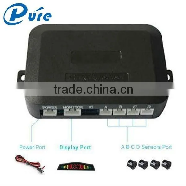 Car LED Parking Sensor Car Reverse Backup Radar LED Display Rainbow Color LED Display Parking Sensor