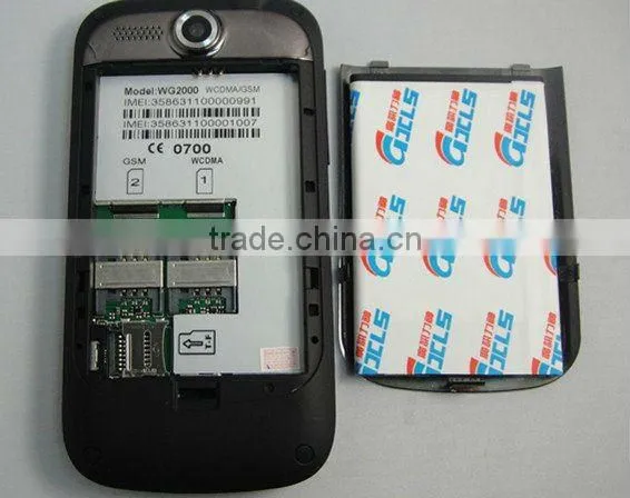 WG2000 3G dual sim Android phone 3.8 inch screen
