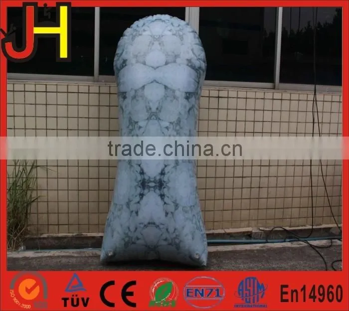 China PVC Material Cheap Gaint Tombstone Inflatable Paintball Bunkers