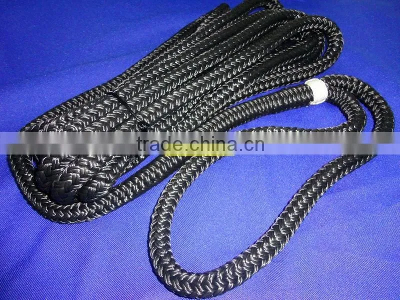 Black Braided Nylon Rope