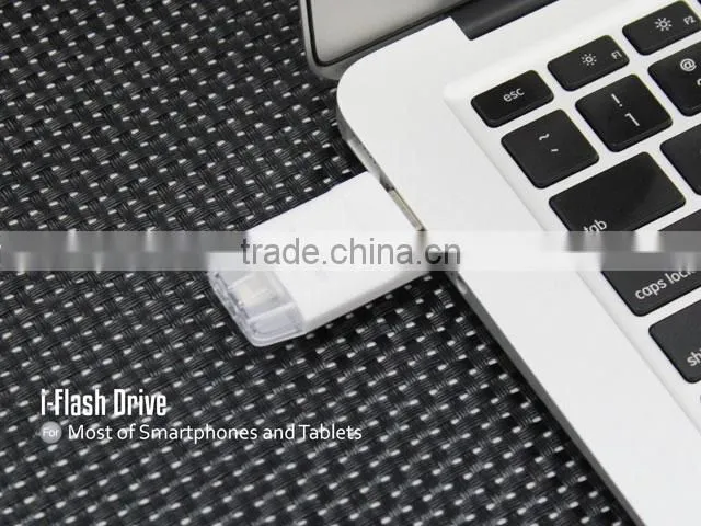 New i-FlashDrive OTG Adapter Smart TF Card Reader For iPhone/iPad Dual Storage ,Easy to Save Image & Video