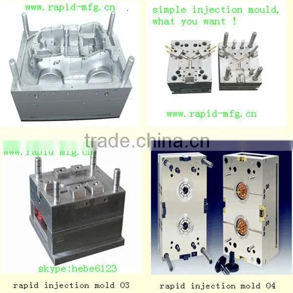 Shenzhen the maker of machine component plastic case injection mold competitive price