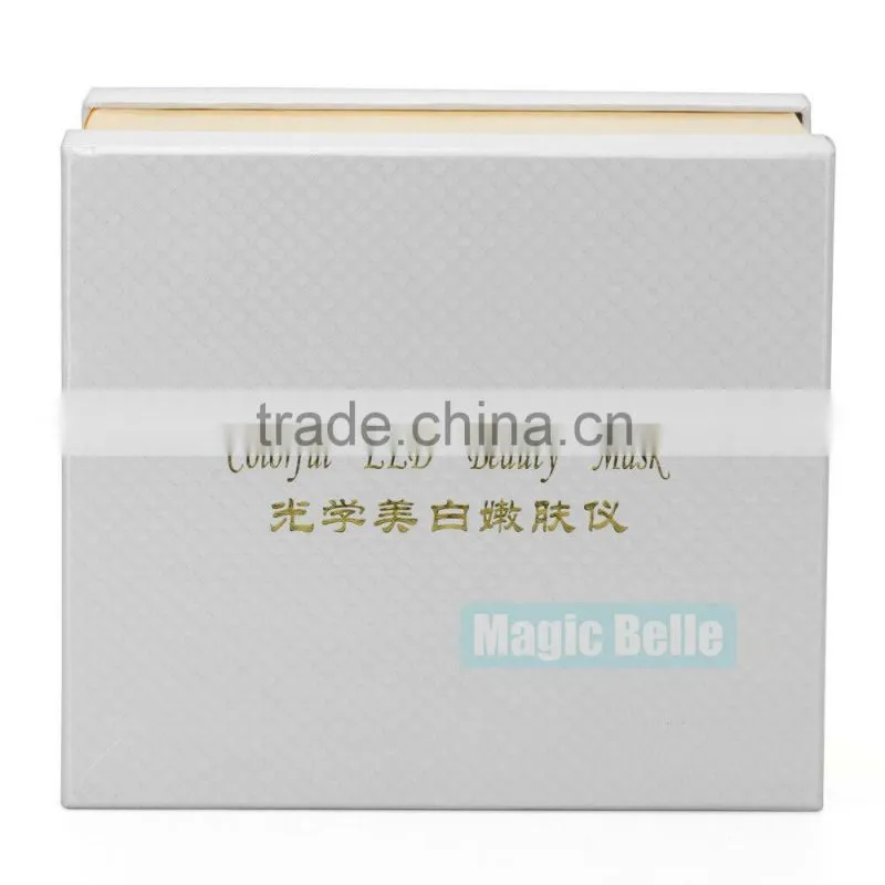 CE certificated 7 color LED wrinkle removal acne treatmen Facial Mask microcurrent masks for Anti-aging skin rejuvenation