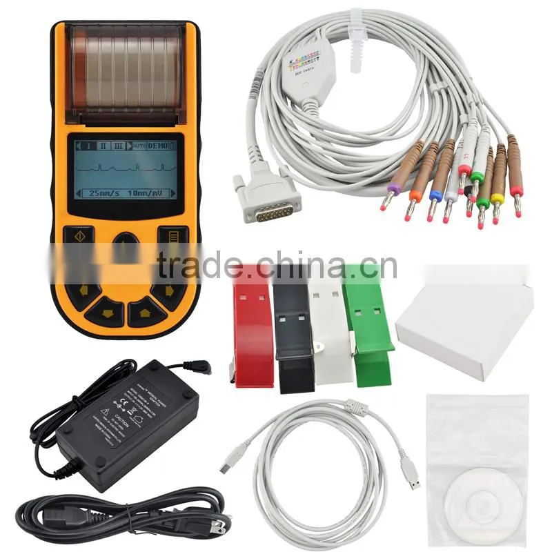 Digital 1-channel Handheld Electrocardiograph