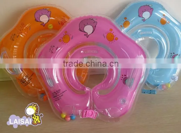 Inflatable green baby neck ring inflatable Neck Ring