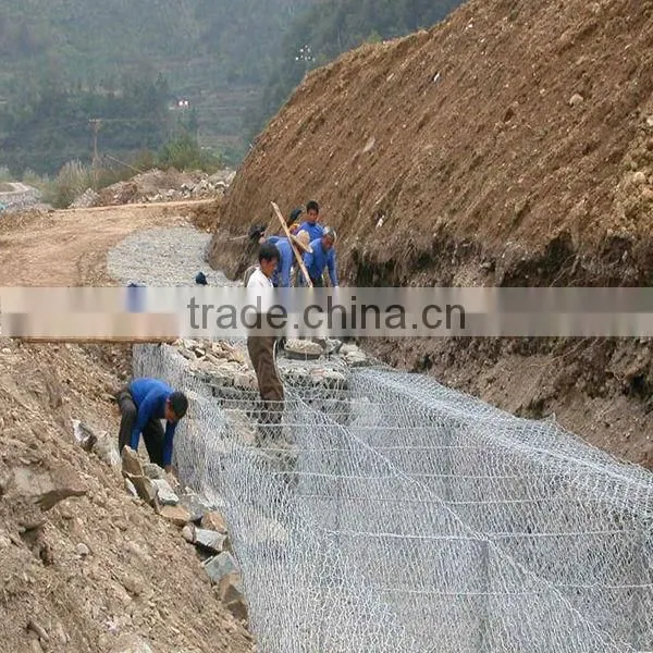 rock stone basket/rock basket wire mesh(factory)
