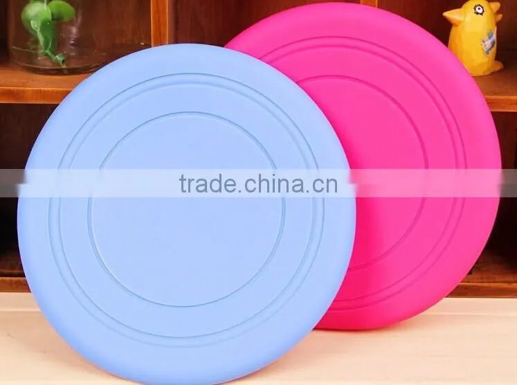 soft frisbee rubber Flying Disc pet Flyer silicone frisbee