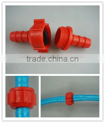 2014 new design plastic garden double hose connector