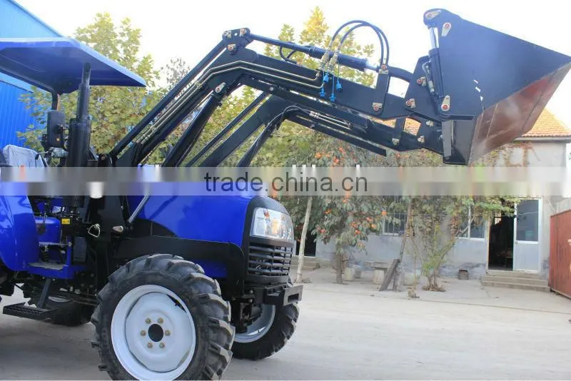 50HP tractor with 4in1 front end loader, log grab, teeth and mesh on the bucket