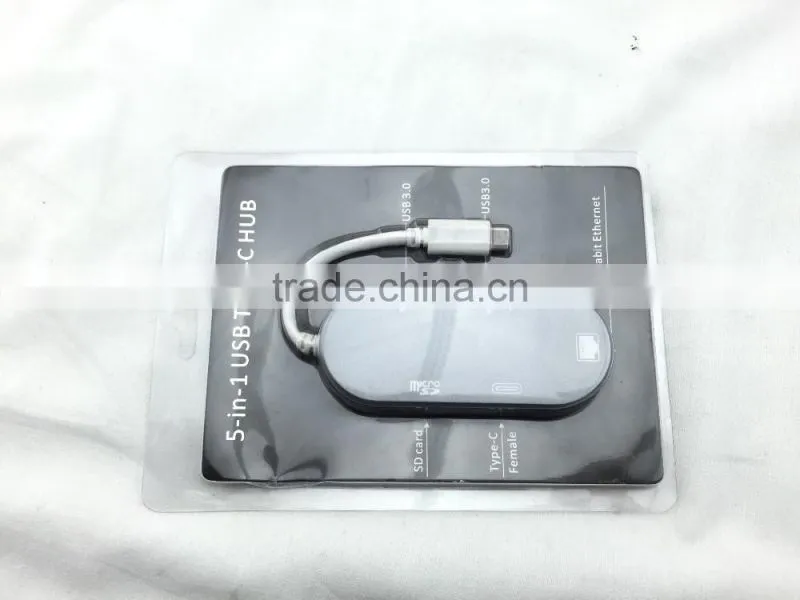 Trade Assurance 5-in-1 USB Type-C HUB for PC