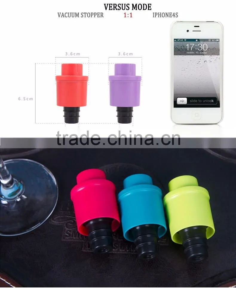 Hot promotion vacuum plastic bottle cap, wine bottle cap