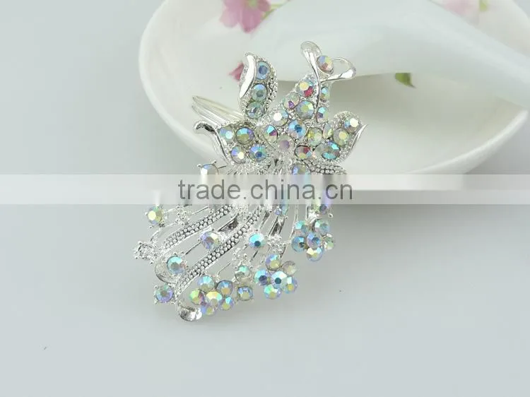 Wholesale Metal alloy rhinestone wedding napkin rings