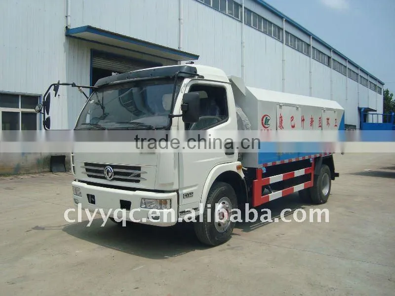 small dump garbage truck