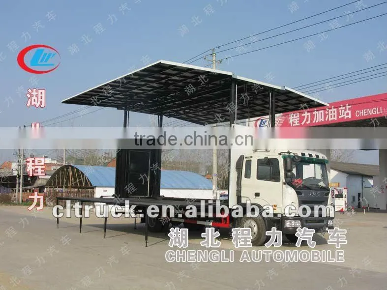 JAC 4*2 mobile stage trucks for sale