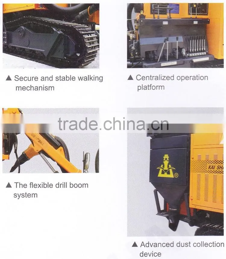 KT8 the most advanced crawler mounted integrated dth drilling rig
