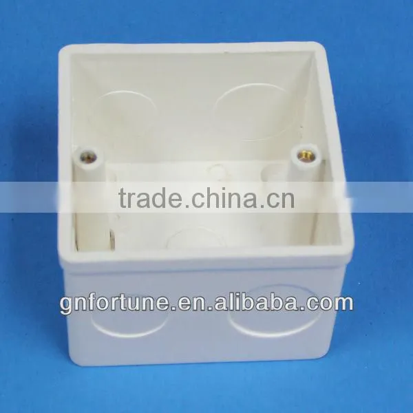 CE Certificates Fireproof Three Gangs Electrical PVC Boxes