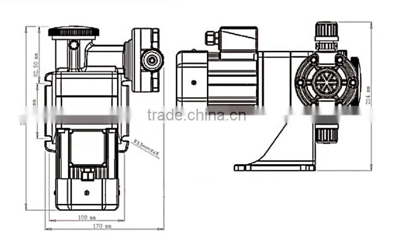 Accurate Mechanical Diaphragm Small Metering Pumps