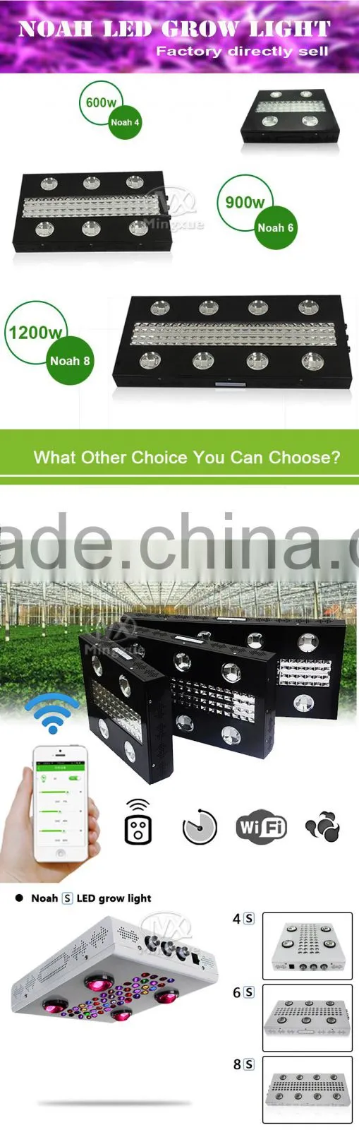 1200W Full Spectrum Indoor Plant, High Power 1200W