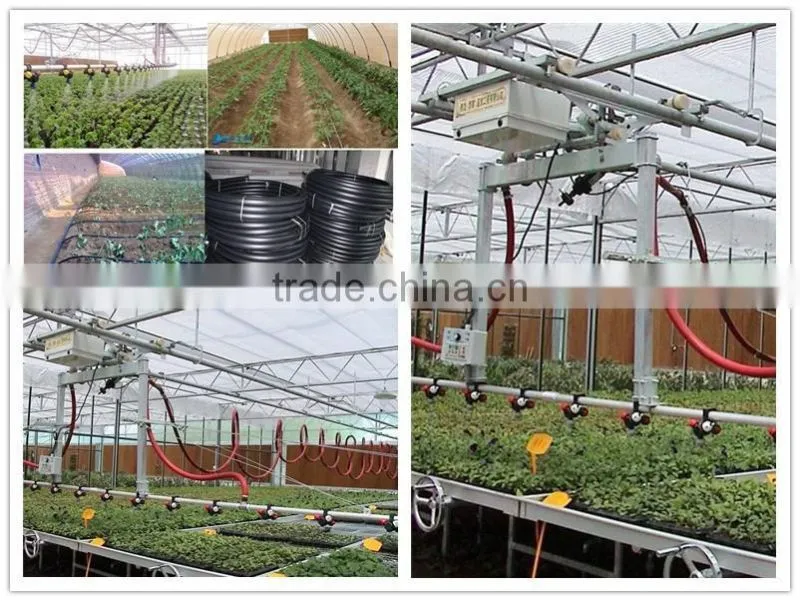 Mechanism roll up ventilation film greenhouse