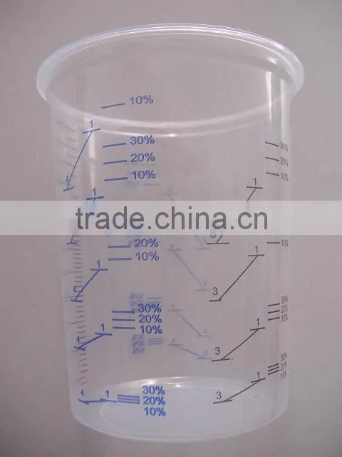600cc calibrated poly mixing cup