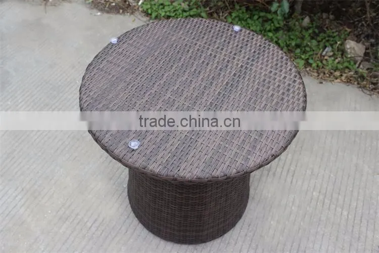 Outdoor Rattan Round Tea Table