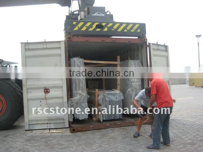 Lava stone tiles honed from Hainan province