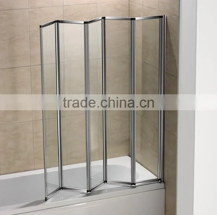 Simple Bathroom Glass Bath Screen