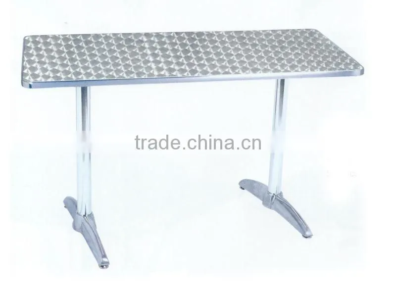 outdoor leisure rectangular dining table