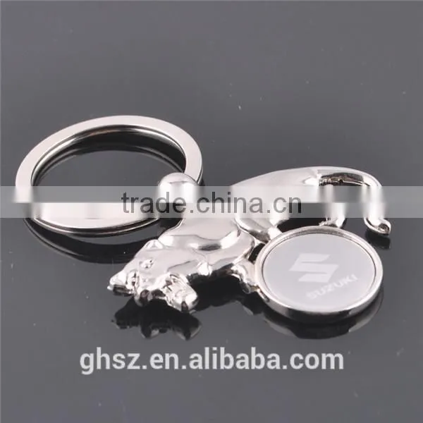Customized stainless steel decorative angel keychain manufacturer