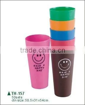 6pcs plastic water Cup water bottle set