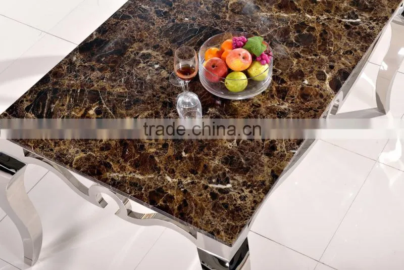 A8034 Walmart marble dining room table and chair