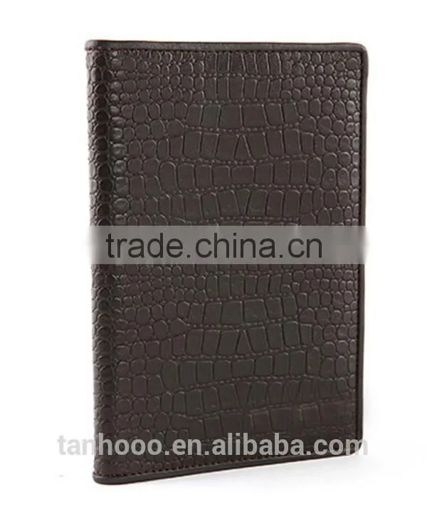 hot selling crocodile leather passport holder high quality