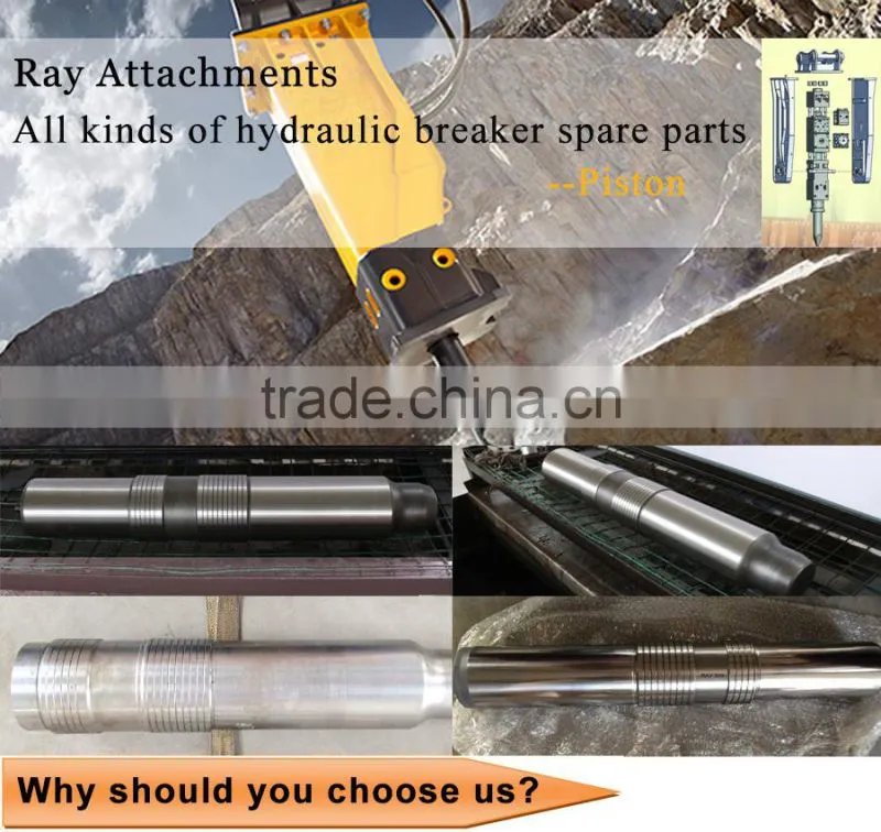 types of pistons, hydraulic breaker hammer piston for Hydraulic Breaker Hammer