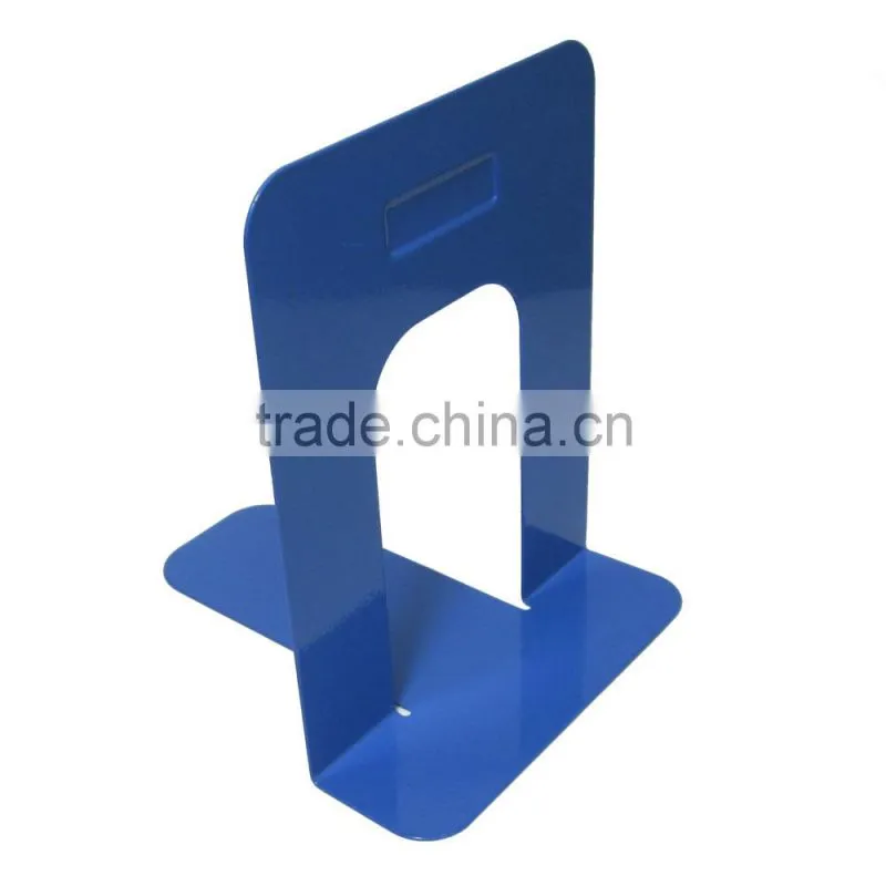 Fresh colored simple design 6"metal desktop office bookend