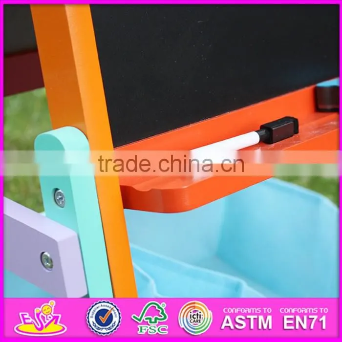 New wooden magnetic drawing board for kids,best sale wooden magnetic drawing board for toddlers W12B102-S