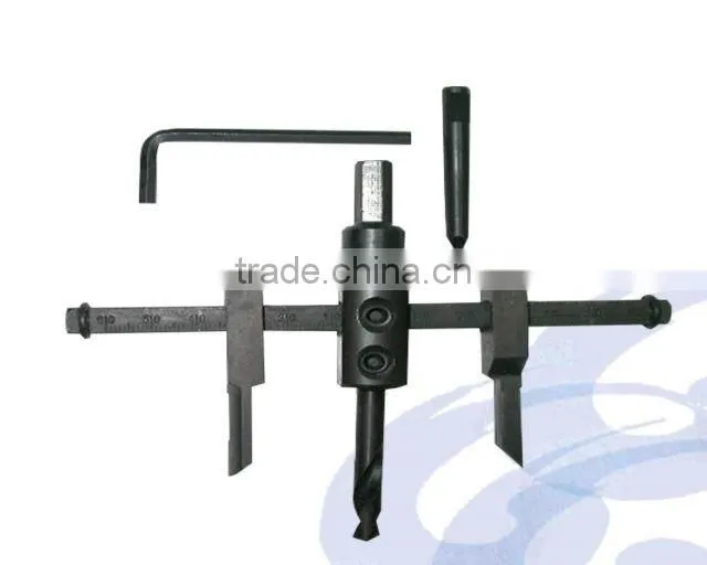 30mm-120mm High Carbon Steel Adjustable Hole Saw Circular Cutter with 7.8mm Hex Shank for Floor