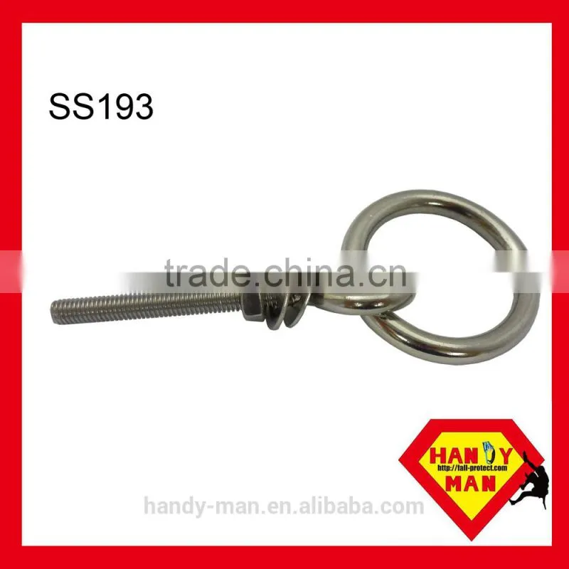 Hardware accessory Stainless Steel 304 Ring Bolt With One Nut and One Washer