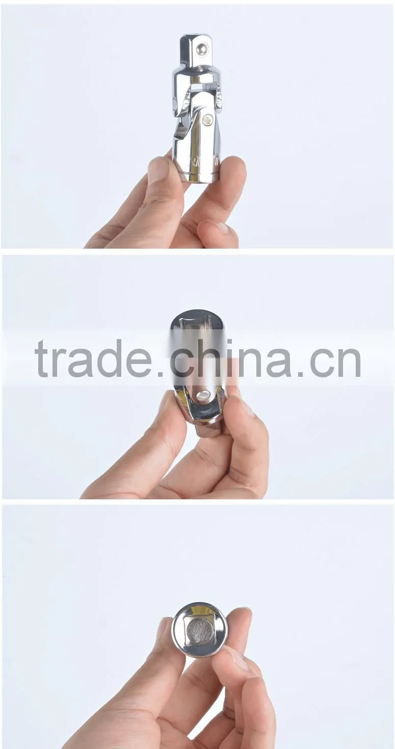 Mirror surface CR-V 12.5mm universal joint ,polishing CR-V universal joint,1/2" universal joint