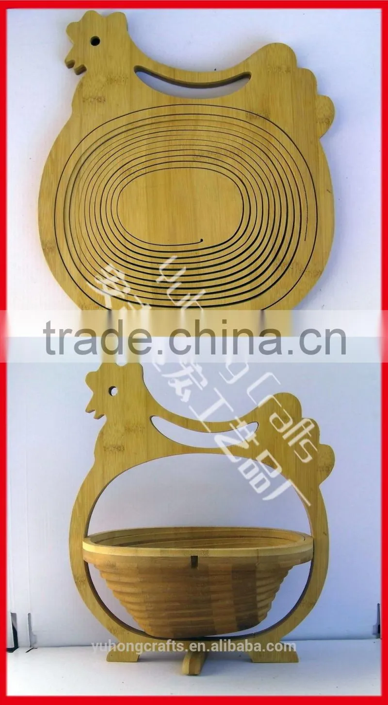 Natural bamboo fruit basket for healthy life