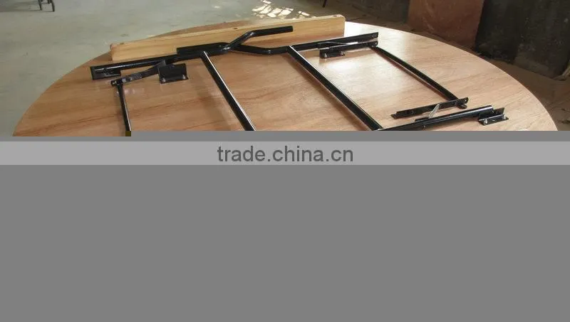 plywood banquet wood round folding dining table