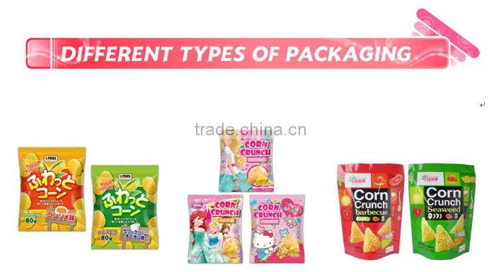Crispy corn snacks