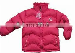 Clothing Lots For Sale Girls Shiny Down Jacket Fujian