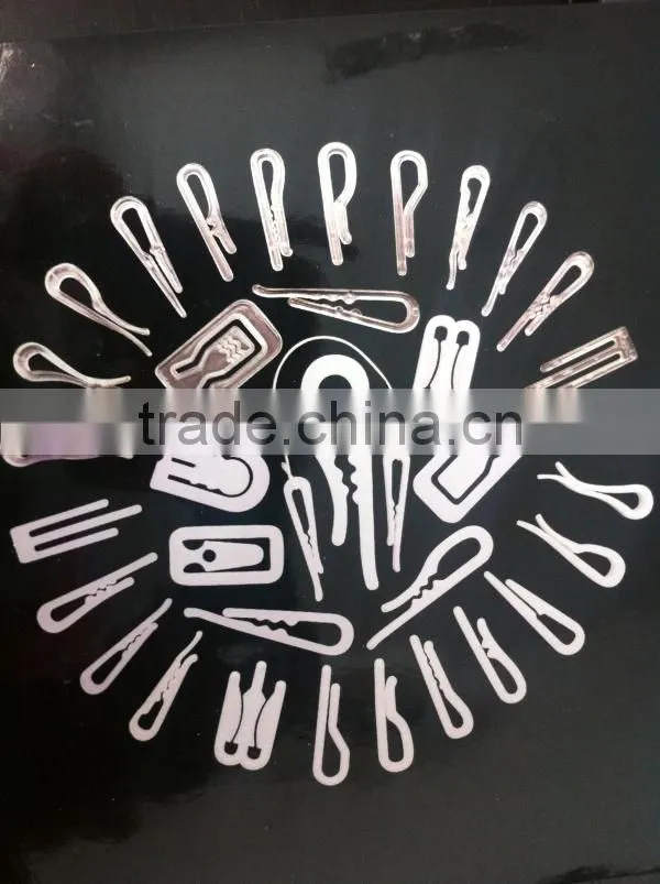 white shirt big plastic clip , plastic shirt accessories package