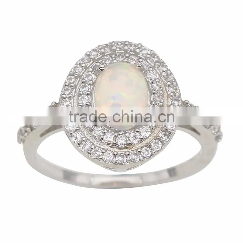 China Alibaba new arrival brass/sterling silver beautiful cz diamond jewelry engagement ring