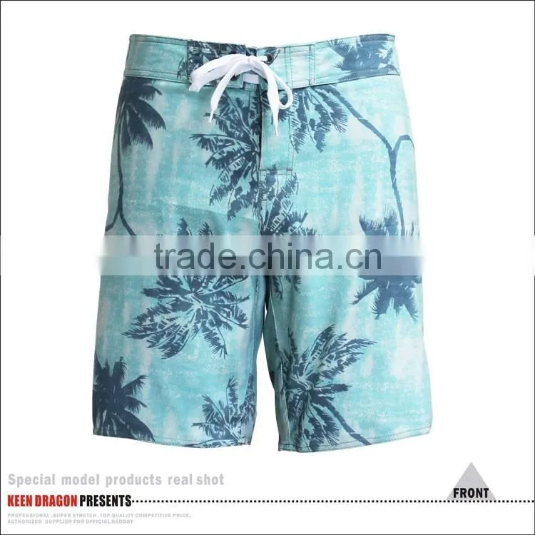 Polyester Cotton Spandex Material Short Swim Shorts Wholesale Custom Printing